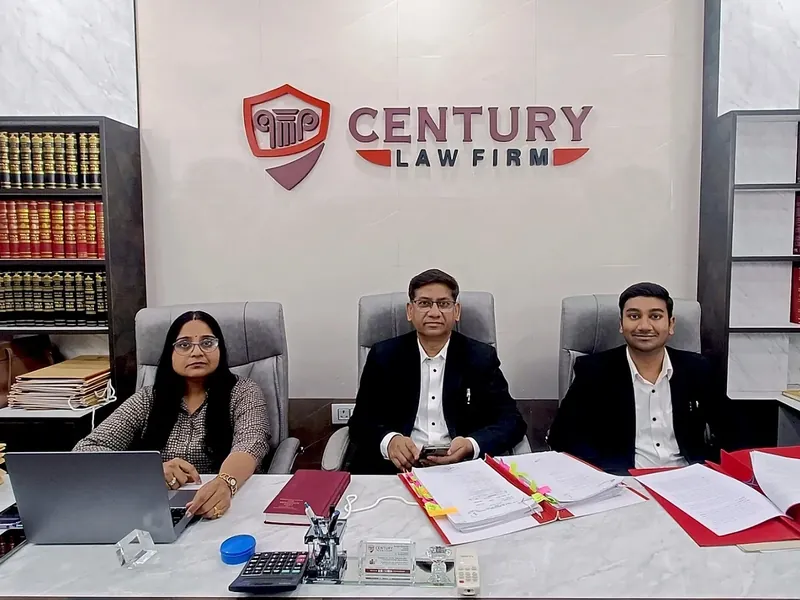 Century Law Firm advocates in their Delhi office
