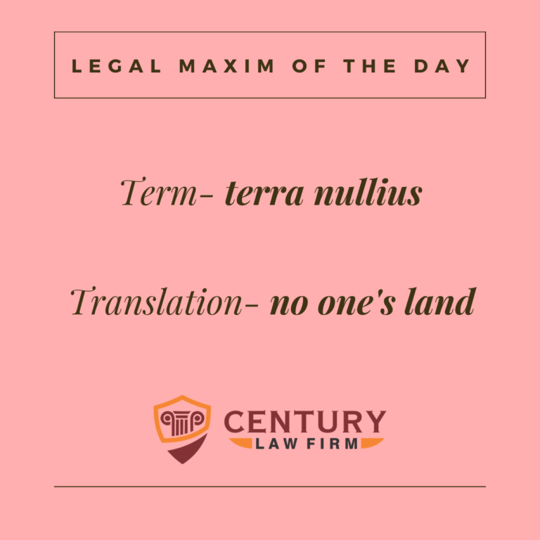 Terra nullius - Legal Maxim Meaning and Explanation