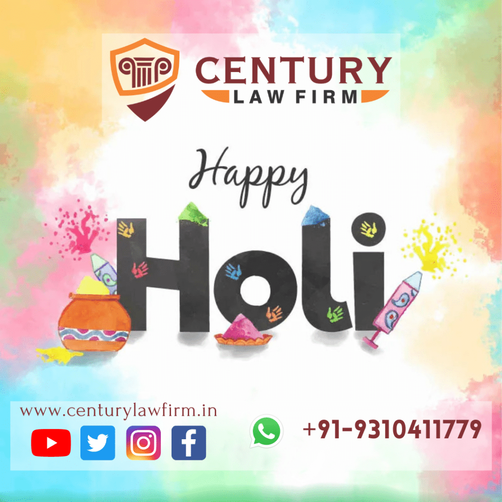 Century Law Firm wishes you a very Happy Holi