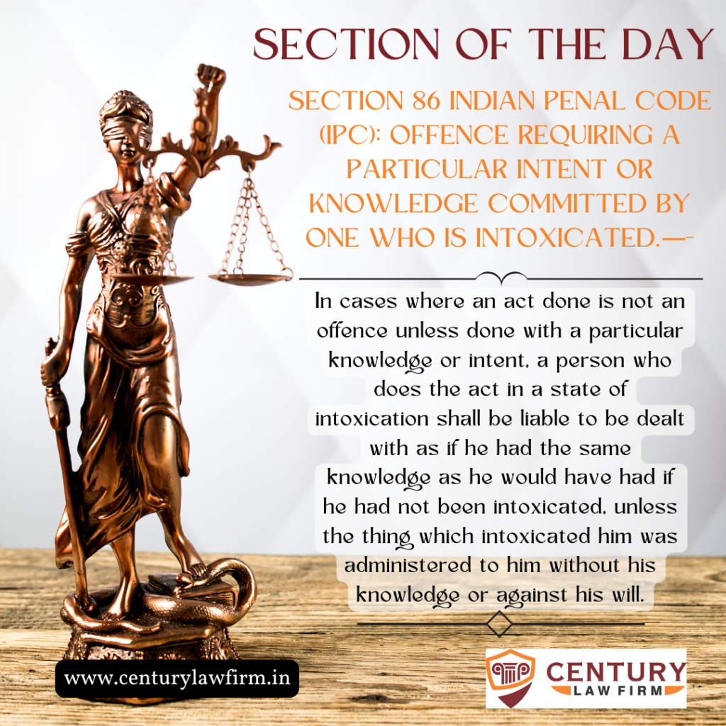 Section of the Day 86 Indian Penal Code IPC