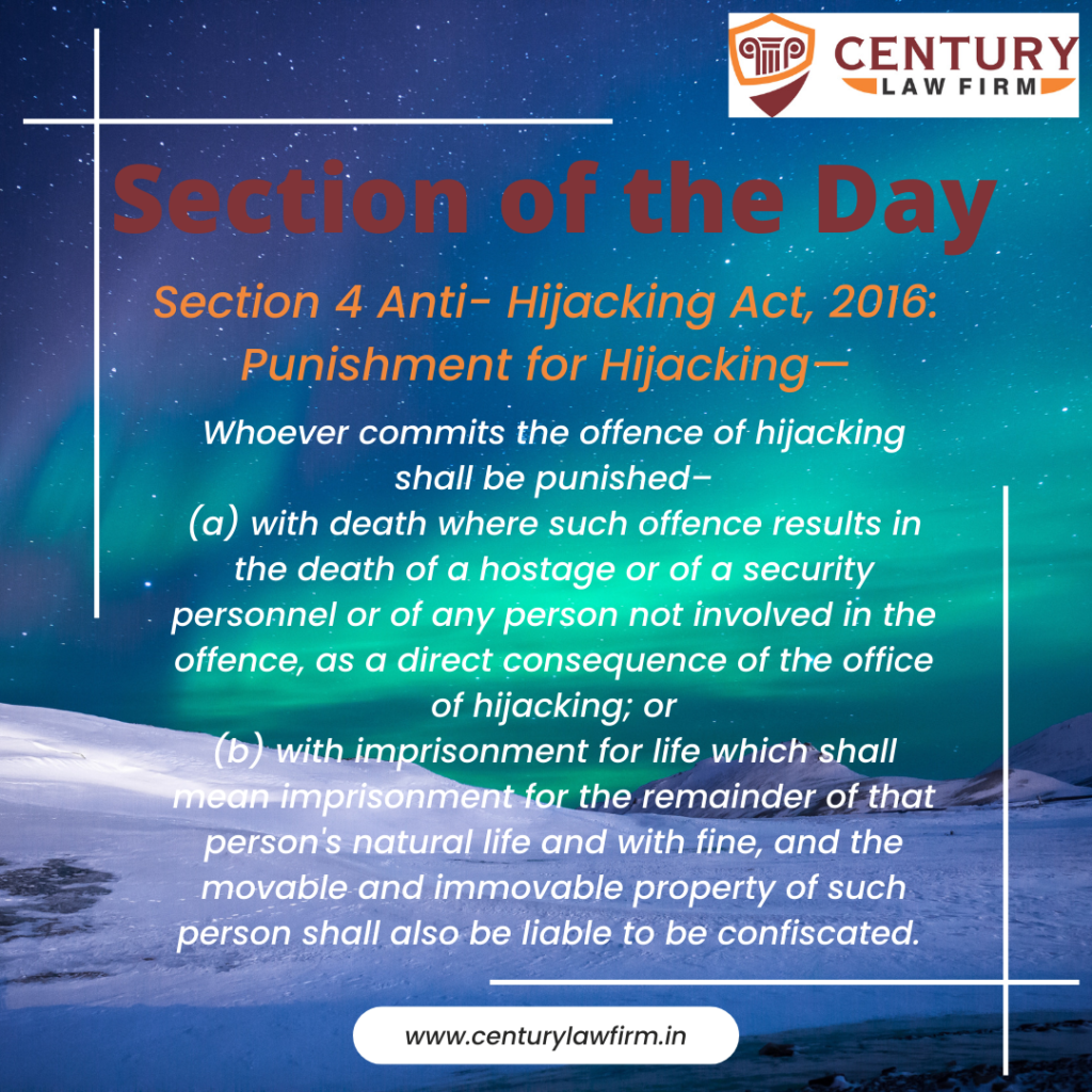 Section of the Day 4 Anti- Hijacking Act