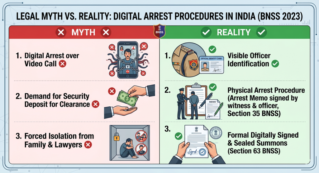 Myth vs. Legal Reality: Digital Arrest